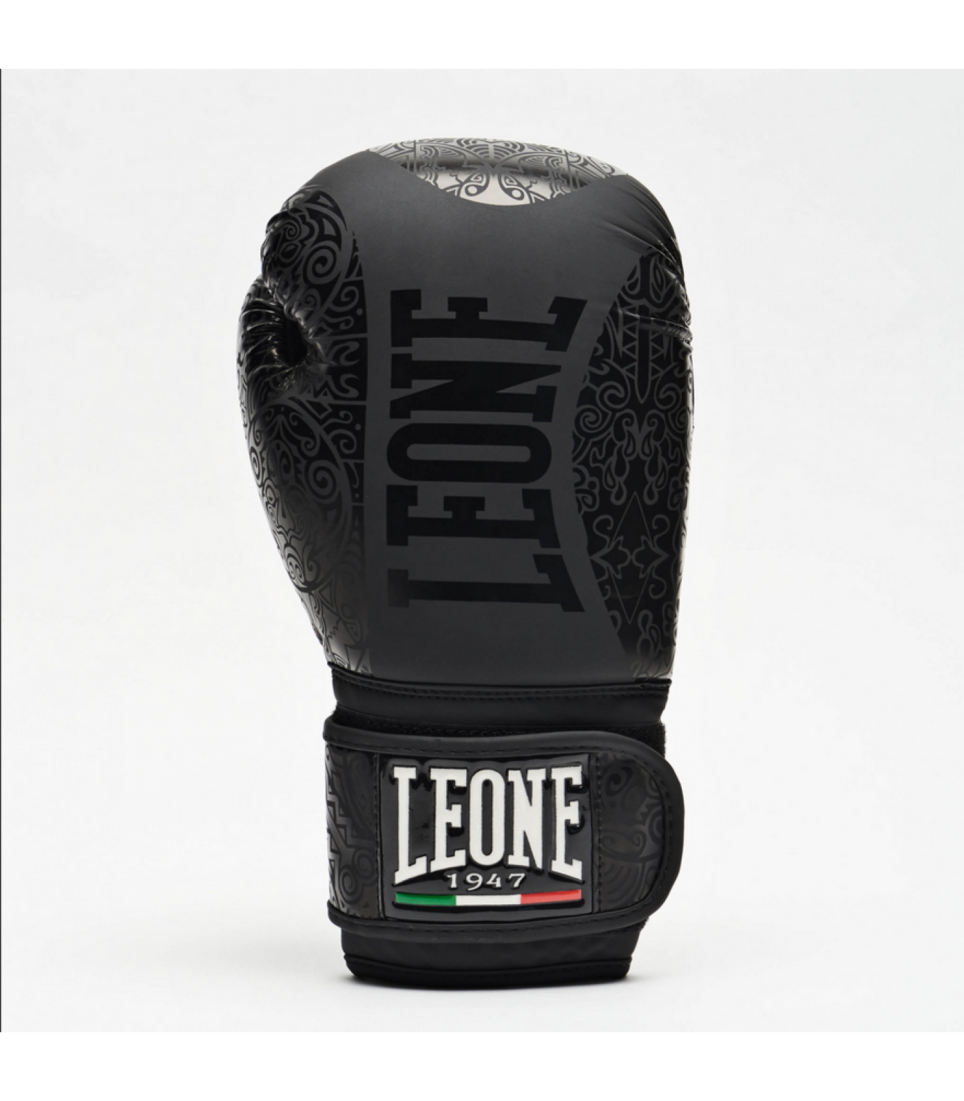 Leone - Maori Boxing Gloves - Black / Black - GN070